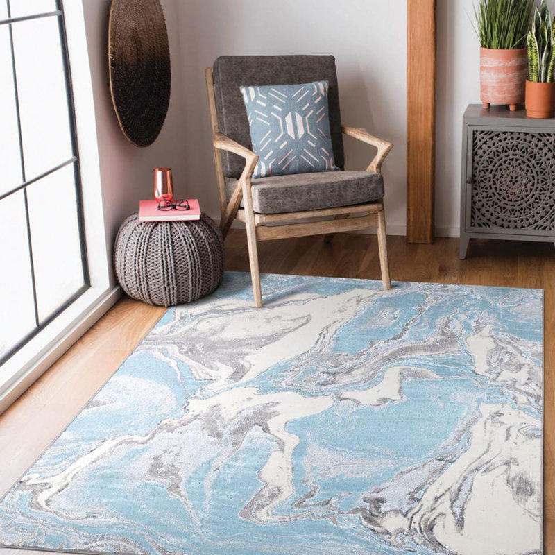 Annemasse Abstract Area Rug, Rectangle 120 x 170cm