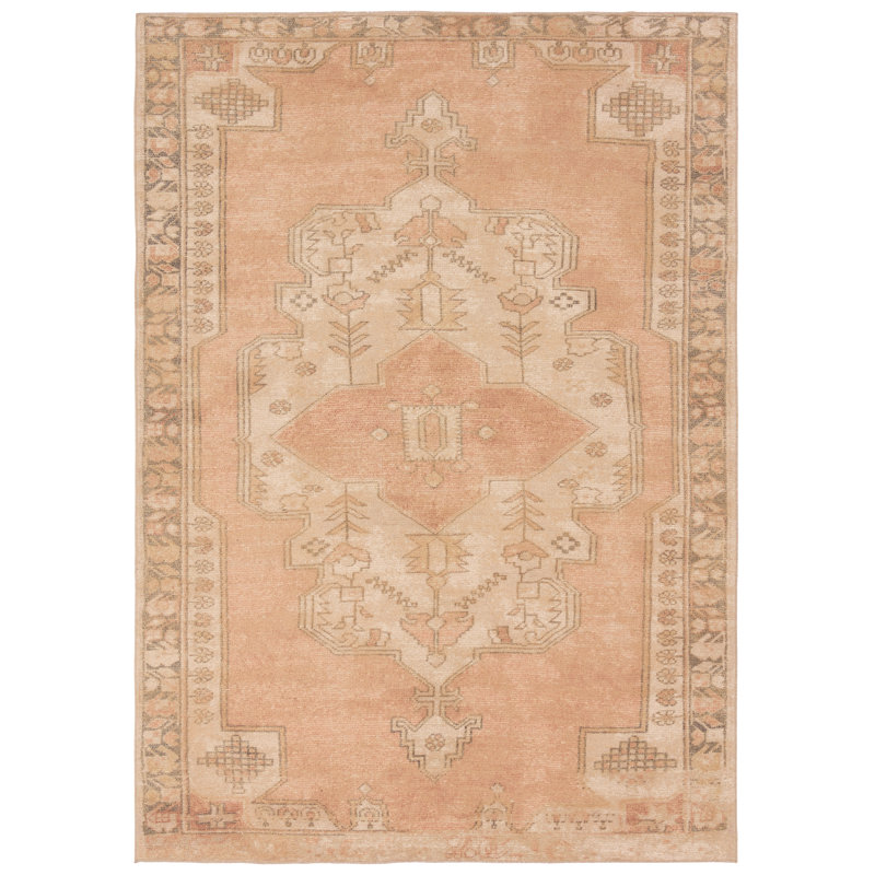 Vibe by Bungalow Rose Nico Powerloomed Medallion Area Rug, Rectangle 7'6" x 9'6"