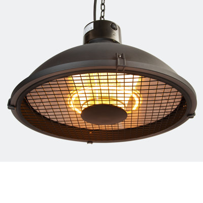 Kalos Industrial Style Pendant Electric Patio Heater