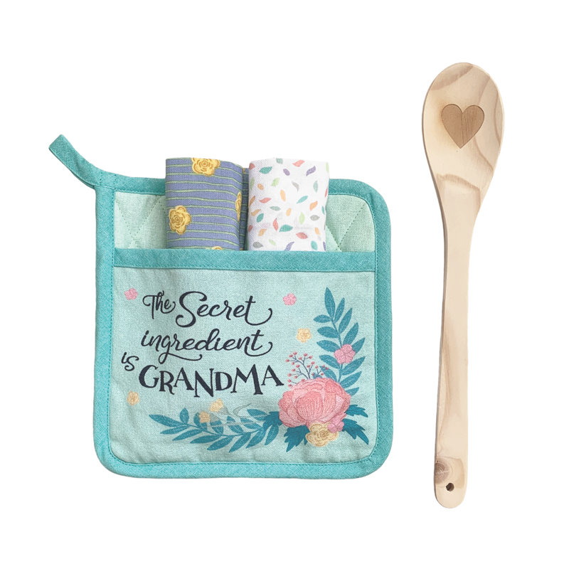 Ensemble-cadeau 4 pièces "The Secret Ingredient Is Grandma"