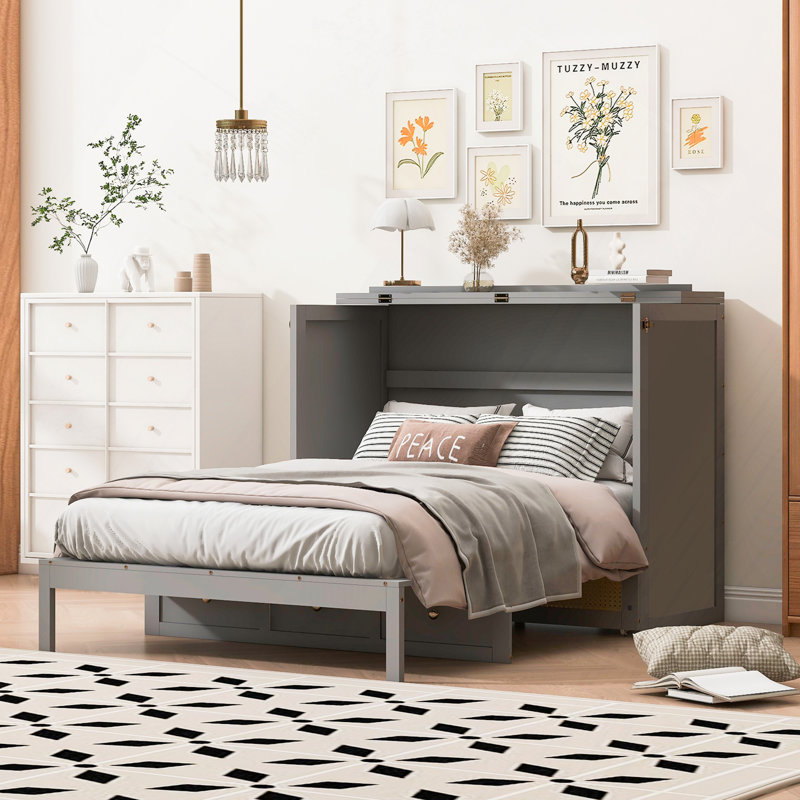 Murphy Bed With Large Drawers