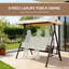 Balancelle de patio 3 places-994190422