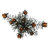 Heady 15 - Light Dimmable Tiered Chandelier