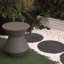 Tabouret de patio polyvalent et moderne avec un design élégant pour divers environnements