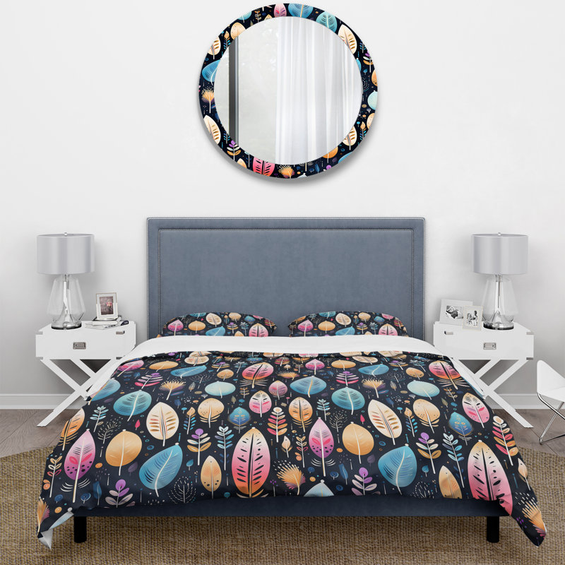 Ensemble de housse de couette Tribal Dreamscape, Housse de couette simple + 1 taie décorative stan