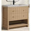 Meuble-lavabo 36 po Monica Gris chêne