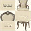 Ensemble de 2 chaises avec accoudoirs Latisha