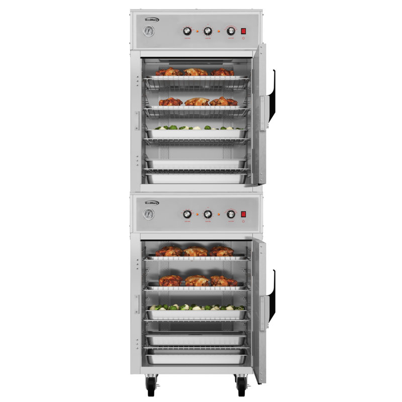 Four à cuisson commerciale pleine grandeur à 8 casseroles 3 000 W / 240 V en acier inoxydable (km-CCAH3-2D)