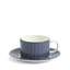 Wedgwood Gio Blue Teacup & Saucer 7.4floz Pinstripe-1571339690