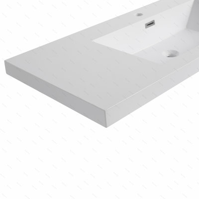 Lavabo de salle de bain 48 "en résine