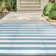 Tapis bleu Simonson