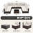 9-piece wicker patio conversation sets with cushions-1150317692