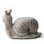 16.25"L MGO Snail Garden Statue Or Planter Stand