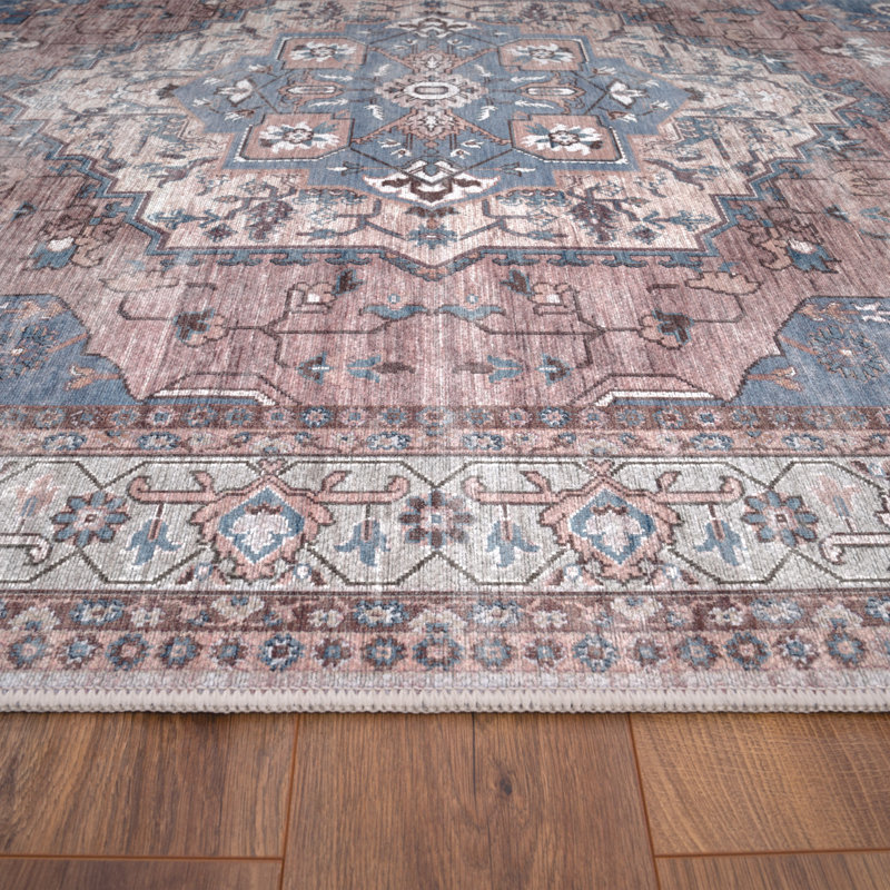 Smalling Oriental Area Rug, Around 120cm