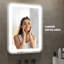 Miroir de salle de bain à DEL avec lumière pour mur