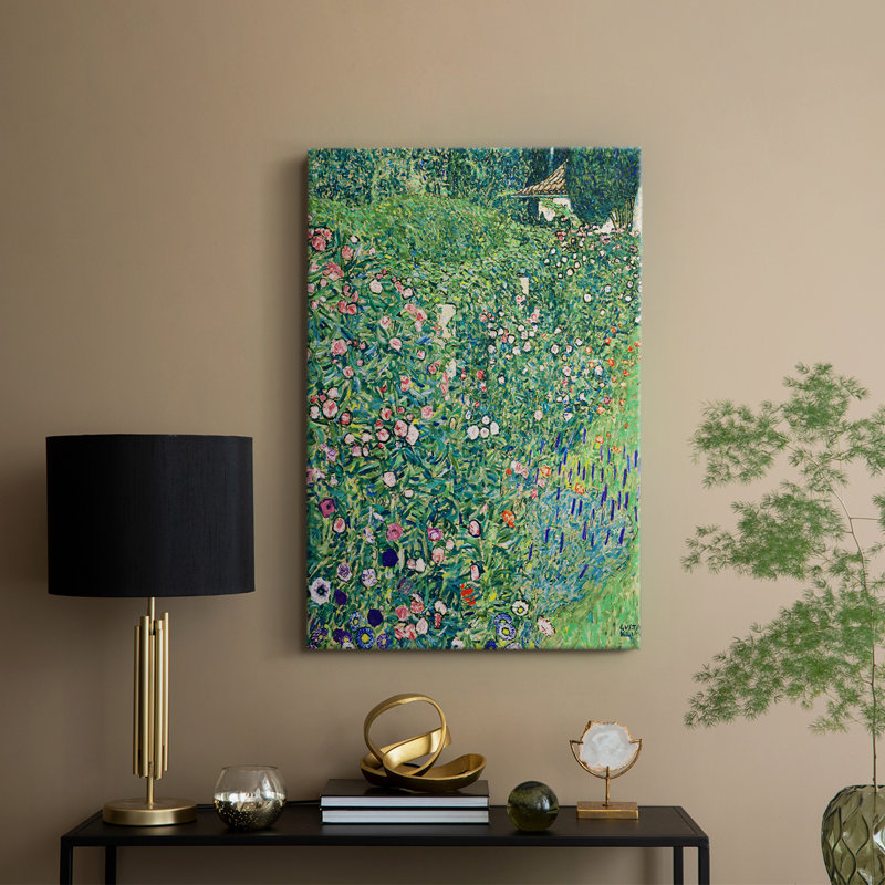 Paysage rétro CCXII - galerie Cavas, H 48 po x l 32 po