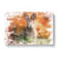 Hare In A Meadow In Abstract - Wrapped Canvas-55311363