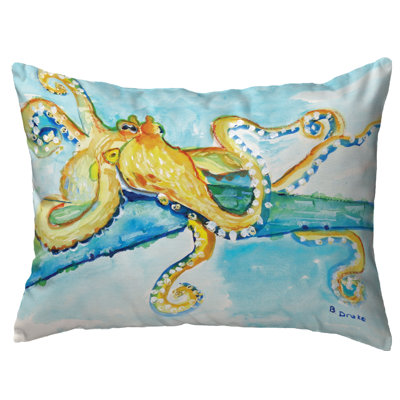  Housse et insert de coussin rectangulaire d'extérieur Octopus