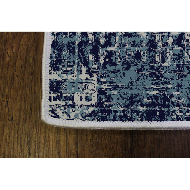Luxurious Woven Carpet Rug, 2.6 x 4.0 ft | 100% Polyester, 0.4 in Pile Height | Antibacterial & Non-Slip PVC Dot Underside | Machine Washable, 3D Digital Printing | Perfect for Living Room & Bedroom Decor