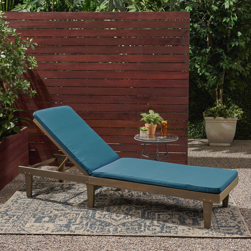 Chaise Lounge Cushion, Blue