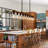 10-light Kitchen Island Pendant Light With Seeded Glass Shades - Dining Room Light Fixture Chandelier Over Table, Rustic Wood Farmhouse Chandelier Adjustable Height-516106488