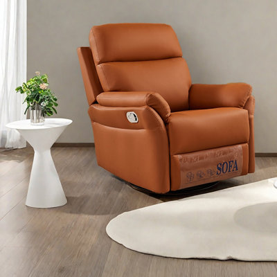 Chaise longue élégante en similicuir luxueux