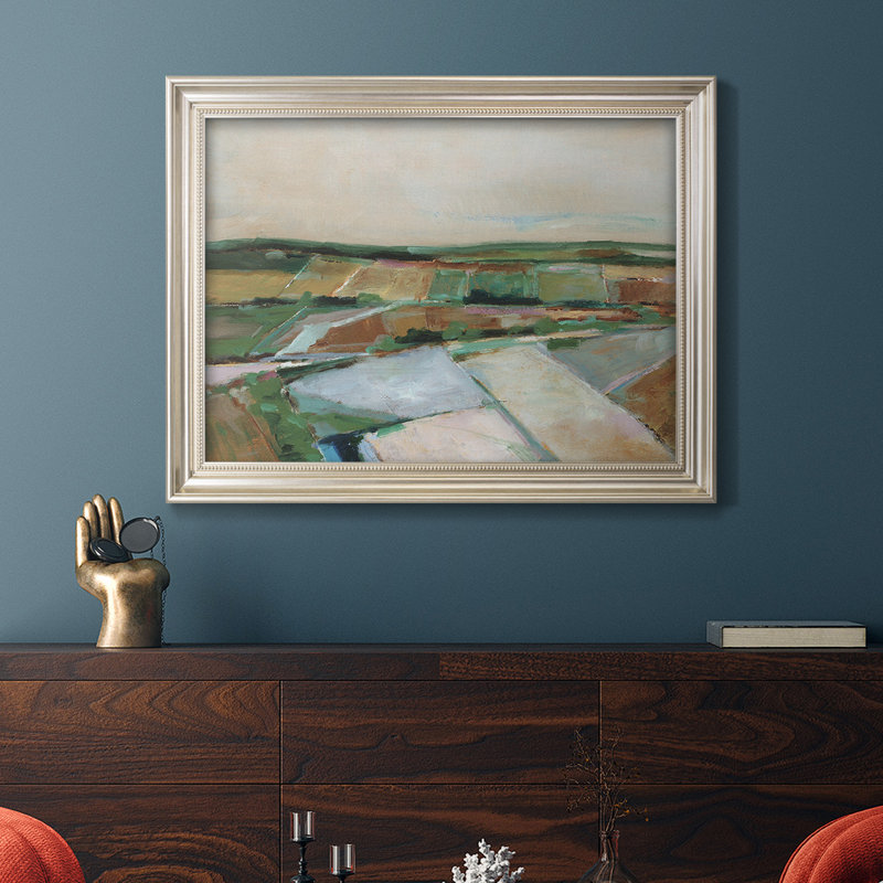 «Pastel Fields II», reproduction sur toile encadrée, L 25 po x H 21 po