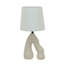 Ceramic Table Lamp with Volcano Finish