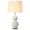 Perugia 28.35" White Table Lamp