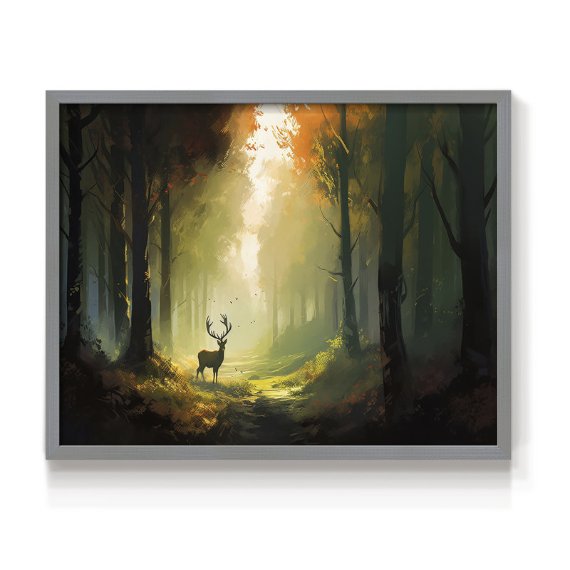 Faune - Édition encadrée - Restickable, H 11 po x l 14 po, Gris