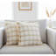 Ensemble de 2 housses de coussin à carreaux tissées avec franges-106927794-106208495