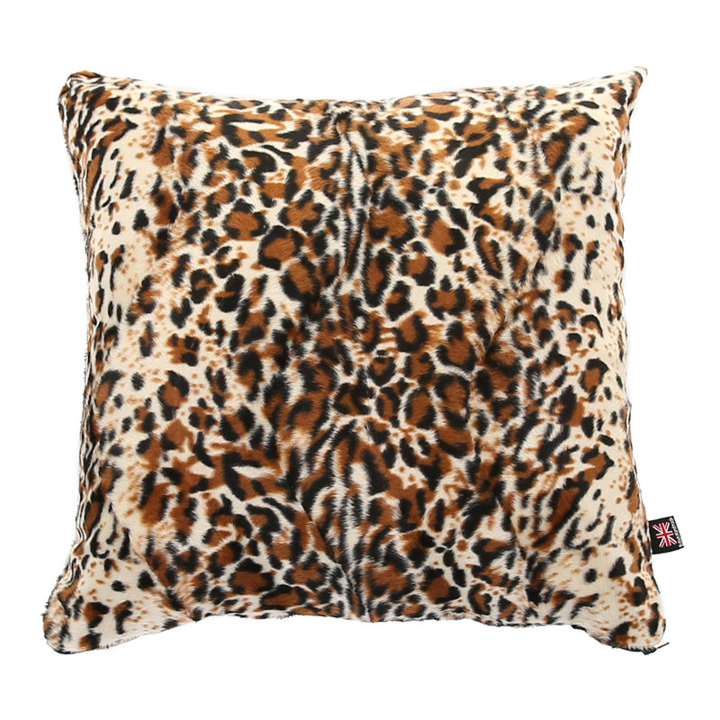 Chattanooga Animal Print Square Throw Cushion, 43cm H x 43cm W x 18cm D