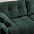 Green Chenille Sofa Ottoman, Fabric Upholstered-1150869845