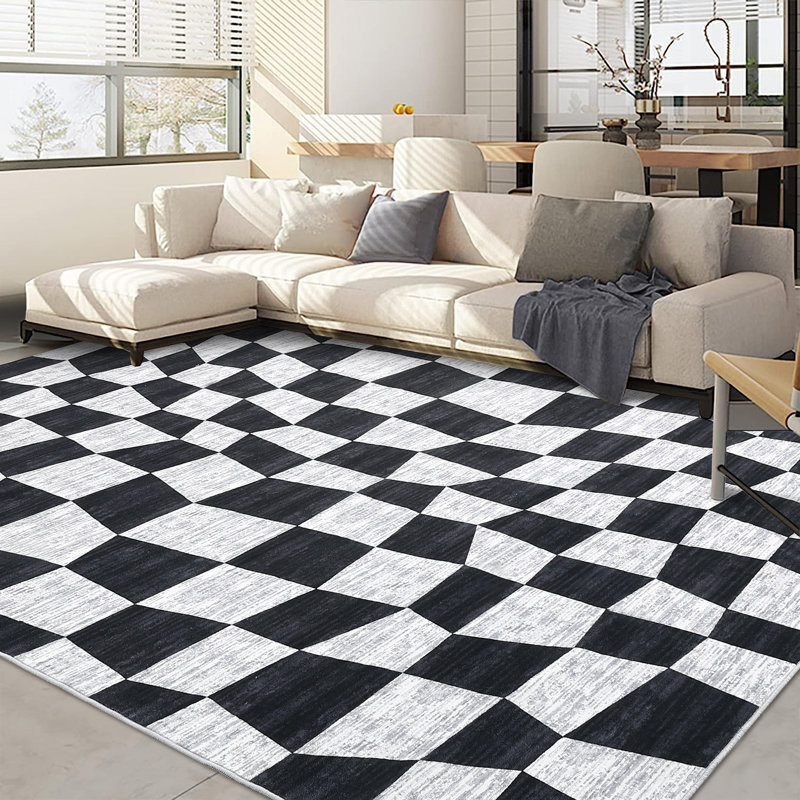 Tapis Aoi avec envers antidérapant, Rectangle 8 pi x 10 pi