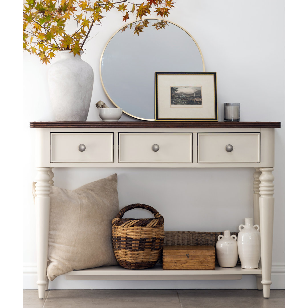 115cm Solid Wood Console Table