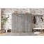 Rangement pour garde-robe à 6 portes avec grands tiroirs-1381013589