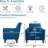 30" W Mid Century Upholstered Accent Chair-139398376