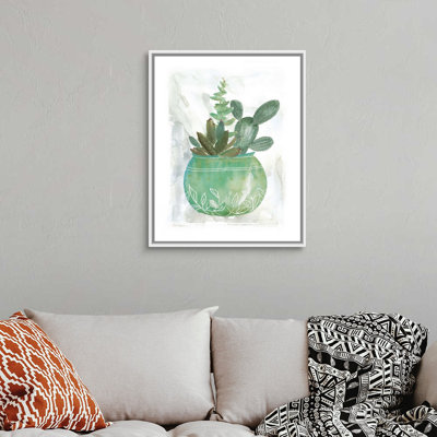 Summer Succulent by Carol Robinson - Painting on Canvas