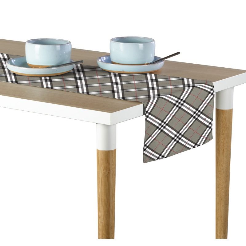Imel Plaid Table Runner, 108" L x 14" W