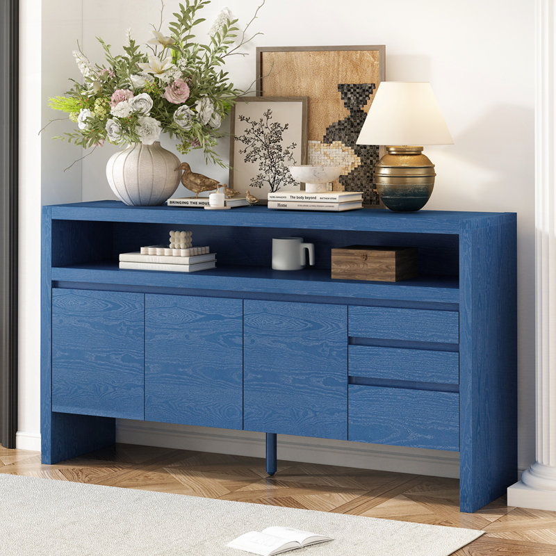 Grande armoire de rangement moderne, Marine