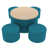 Teal/Maple