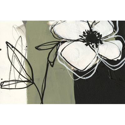 Floral Synergy IV by Jennifer Goldberger - Painting on Canvas