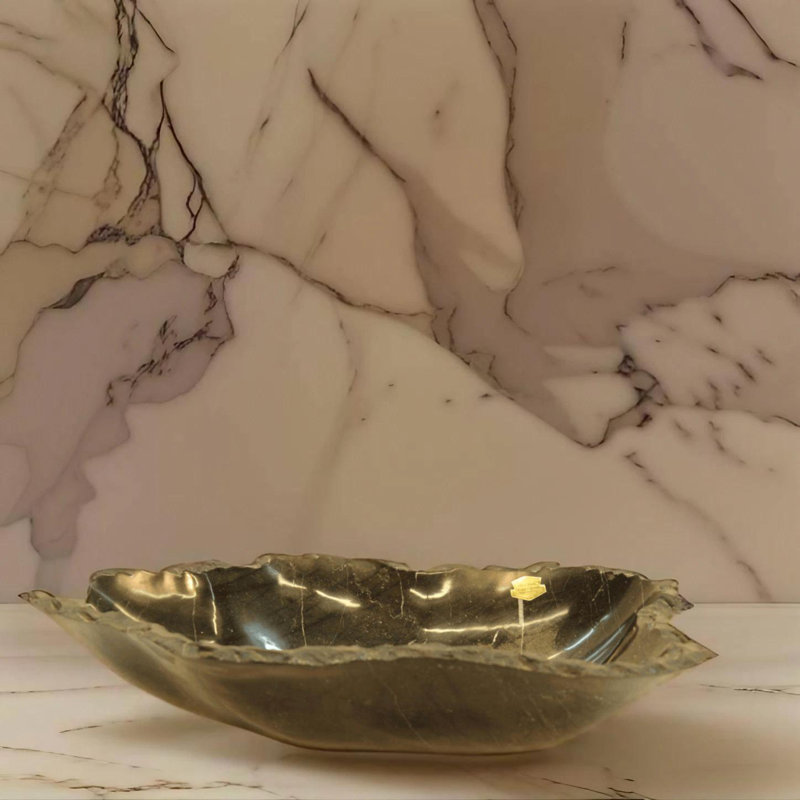 Black Sea Marble Centerpiece