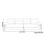 Canapé en tissu Log-104250395-104250396