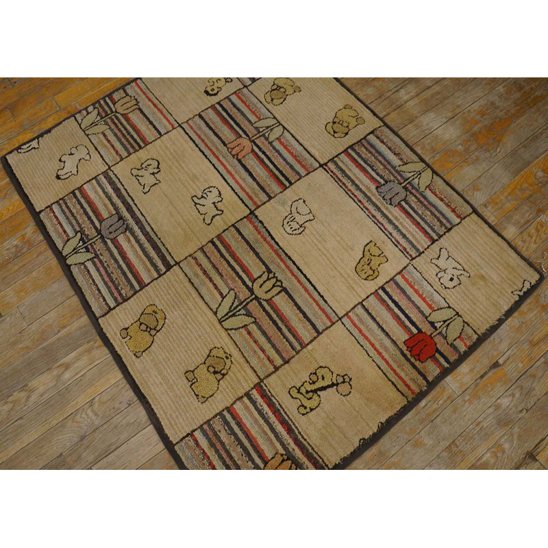 Tapis crocheté One-of-a-Kind American