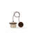 Elegant Adjustable Chandelier, Wooden Body with Travertine Cap, 24 to 59 Inches Height | Ø4.7 x 1.2 Inches Base Plate | Max 40W E27 Socket | Beige & Walnut Finish | Perfect for Dining Room & Living Spaces-94357616