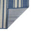 Tapis bleu rectangulaire en polypropylène 7 pi 10 po x 10 pi