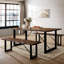 Banc en métal 1Pc