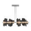 Ardesia 1 - Light Kitchen Island Linear LED Pendant with Slate Accents-1355884447