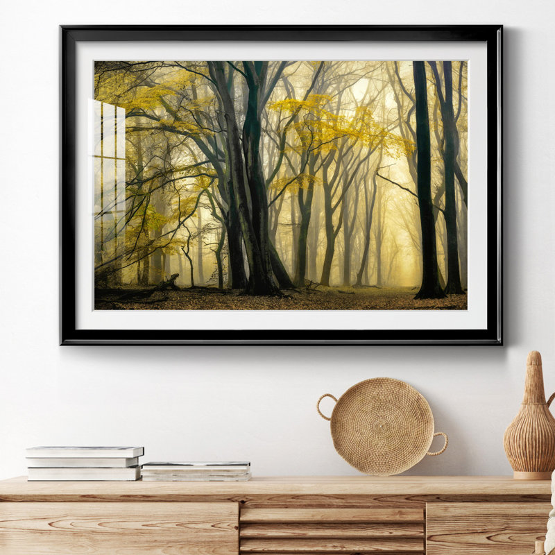 In Love with Golden Fall - Photographie avec cadre photo, H 22,5 po x l 30,5 po x P 1,5 po, Cadre noir